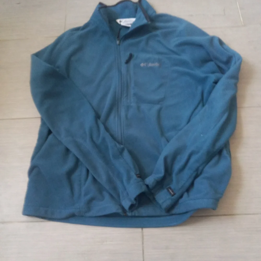 Columbia Sportswear Mens 1/4 Zip Pullover Sweater Stretch Outdoor Blue Size 2XL